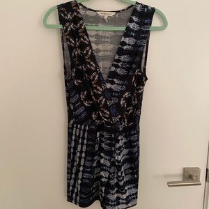 Patterned romper.